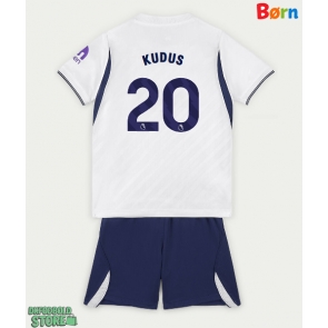 Tottenham Hotspur Mohammed Kudus #20 Replika Babytøj Hjemmebanesæt Børn 2026-27 Kortærmet (+ Korte bukser)